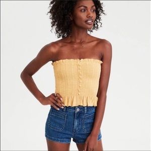 Yellow Crop Top